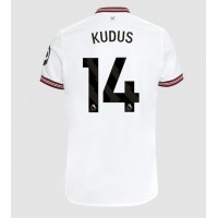 Maglie da calcio West Ham United Mohammed Kudus #14 Seconda Maglia 2023-24 Manica Corta